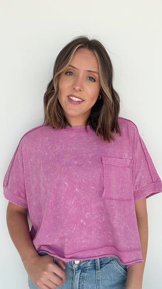 Along Side Top in Orchid