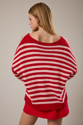 Candy Cane Stripes Sweater