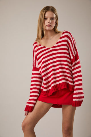 Candy Cane Stripes Sweater