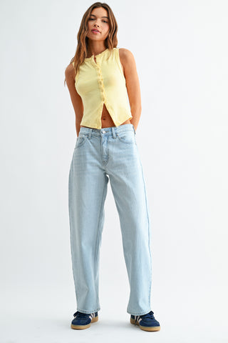 Daniela Barrel Straight Jeans