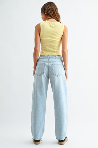 Daniela Barrel Straight Jeans