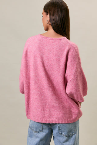 Gabbi Cardigan Top in Guava