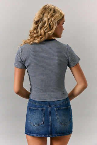Alejandra Tee in Navy
