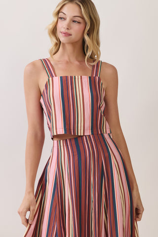 One More Sunset Top & Skirt Set