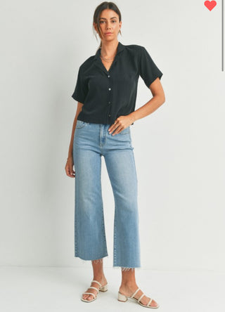Sophie Slim Wide Leg Jeans rt - Luna Boutique