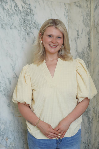 Kayla Top in Yellow