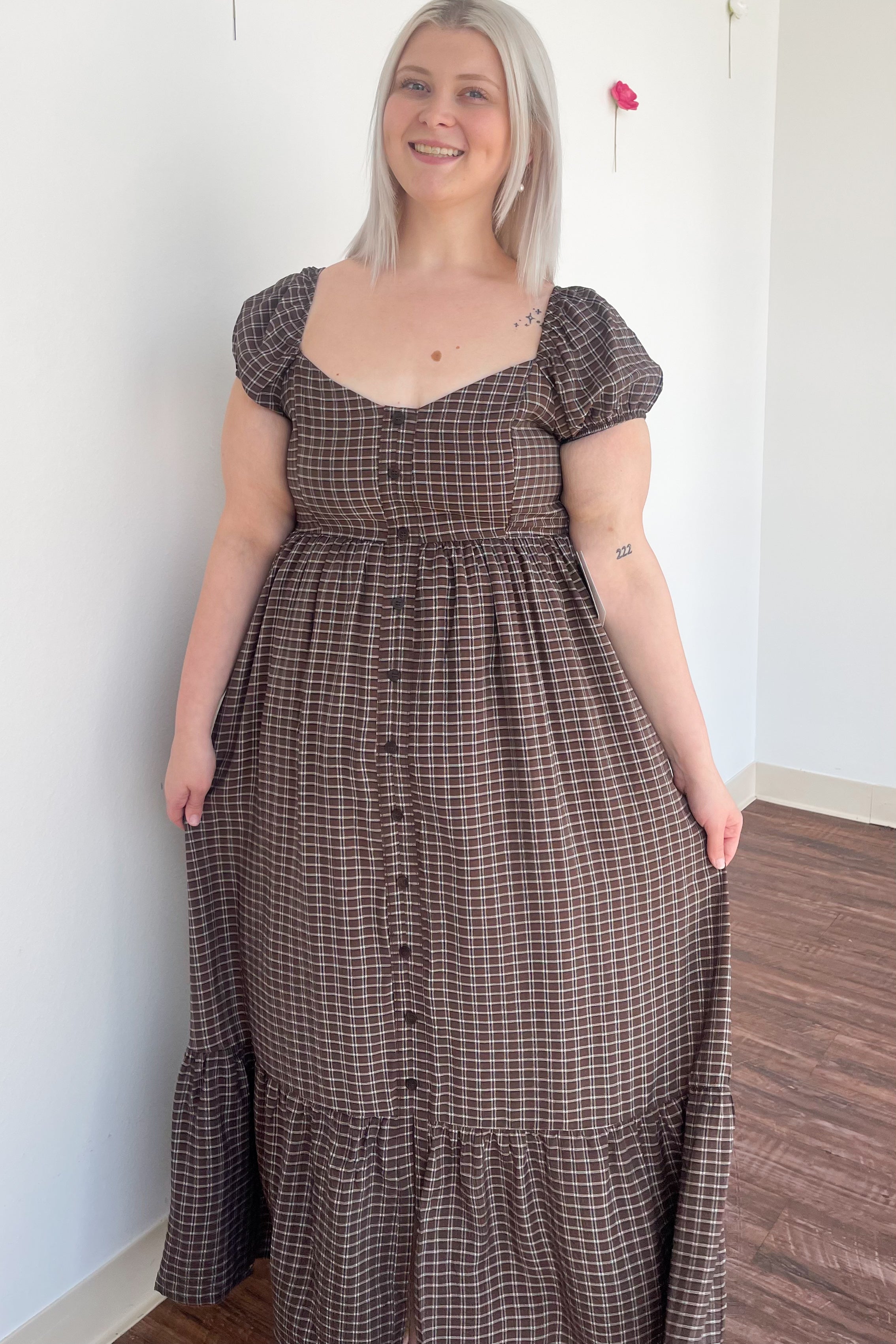 Fall Plaid Maxi Dress Luna Boutique Fall Plaid Maxi Dress Luna Boutique