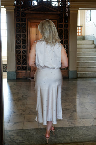 Timeless & True Dress in Beige