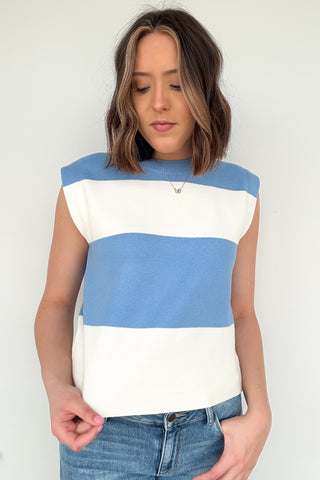 Ocean Blue Top