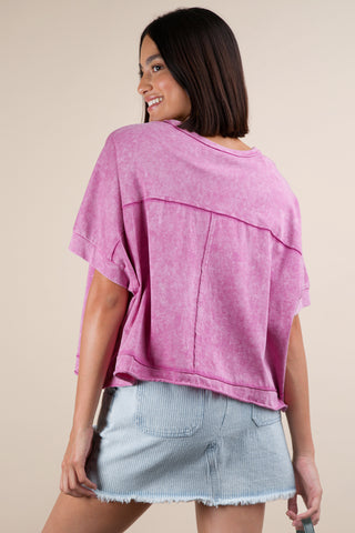Along Side Top in Orchid
