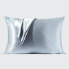 Standard Satin Pillowcase in Haze Blue // Kitsch