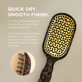 Vented Full Size Brush in Tortoise