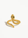 Echidna Non-Tarnish Adjustable Serpent Ring