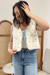 All The Flowers Quilted Vest