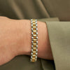Two-Tone Watch Band Bracelet // Brenda Grands