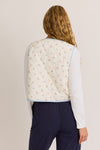 All The Flowers Quilted Vest