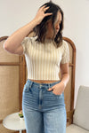 Two Tone Stripe Top