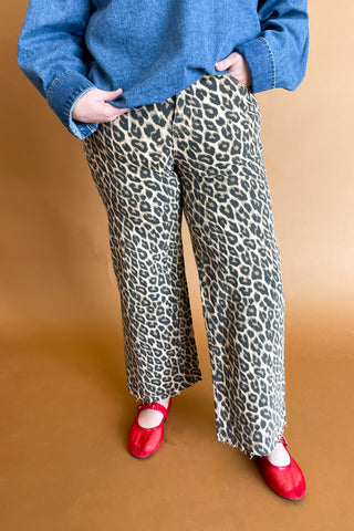 Olivia Leopard Jeans