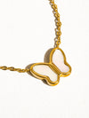 Sandy 18K Gold Plated Butterfly Necklace