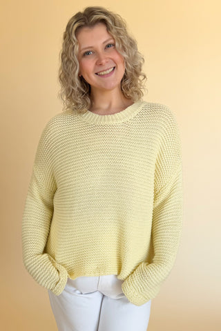 Peyton Sweater in Yellow