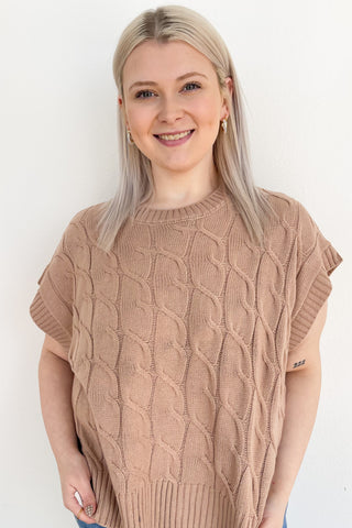 She's Timeless Top in D. Taupe