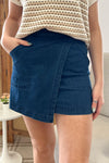 Denim Wrap Skirt