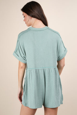 The Avery Romper in Sage