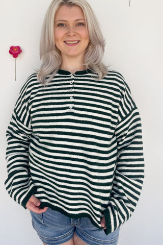 Henrly Pullover in Forest Green
