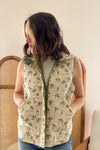 Floral Quilted Vest