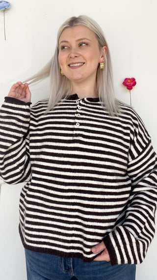 Henrly Pullover in Dk Wine