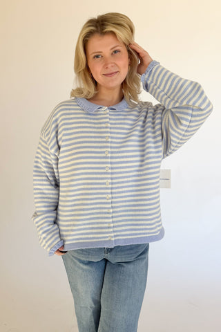 Eva Cardigan in Blue +