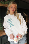 Christmas Lights Up 'Til January Sweatshirt // Charlie Southern