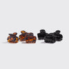 Mini Puffy Hair Clip Black & Tort Set // Kitsch