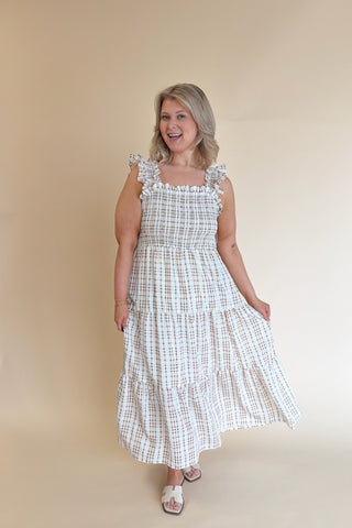 Danna Dress in Taupe +