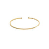 Thin Hammered Bangle in Gold // Brenda Grands