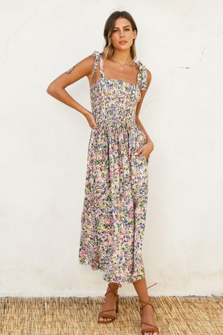 Morning Glory Midi Dress rt