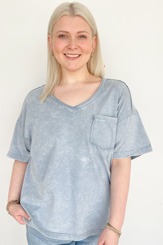 Liliana Top in Blue RT