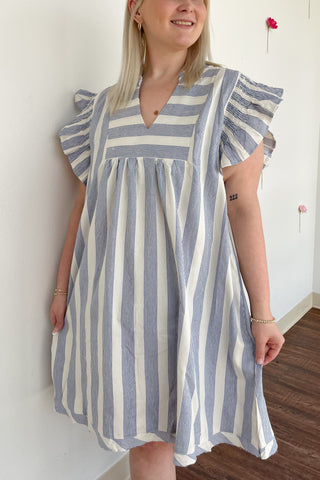 Right Place Dress in Blue +