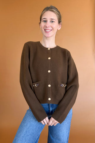 Naturally Speaking Jacket in Brown