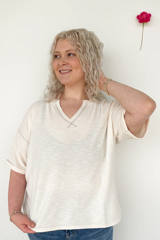 Alva Top in Cream