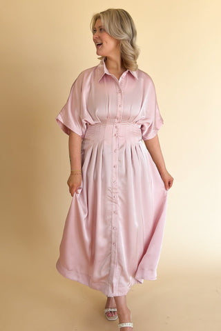 Carly Dress in Pink
