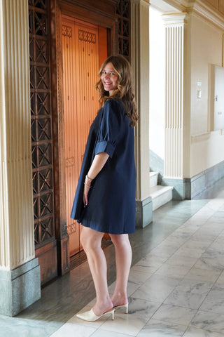 Katty Dress in Navy