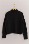 Black High Neck Sweater