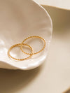 Rachel 18K Gold Plated Thin Braided Ring