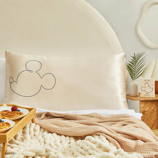 Kitsch & Mickey and Minnie Satin Pillowcase King Mr. Mouse