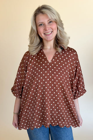 Dotted With Charm Top
