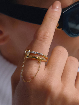 Orlaine Chain Double Ring