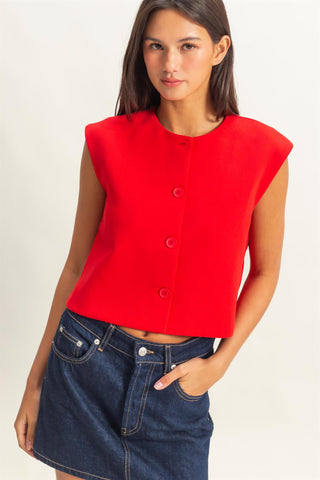 Mandi Top in Red