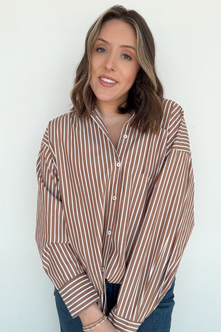Claire Top In Brown