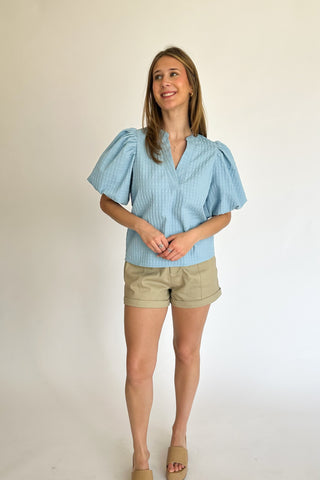 Kayla Top in Blue